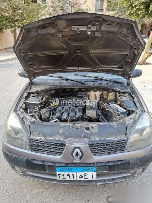 رينو كليو 2001 رمادي مستعملة للبيع - 7