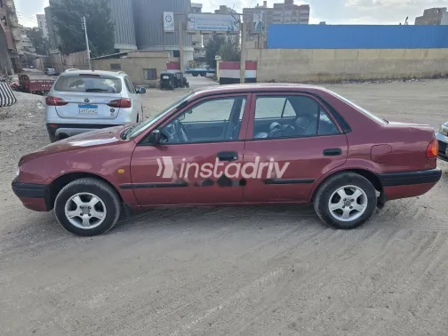 تويوتا كورولا 1999 أحمر غامق مستعملة للبيع - 4