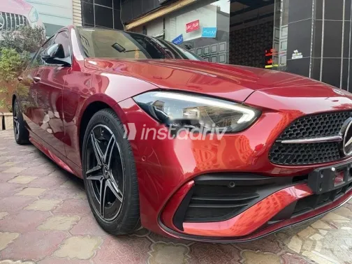 مرسيدس C 180 2022 أحمر مستعملة للبيع - 2