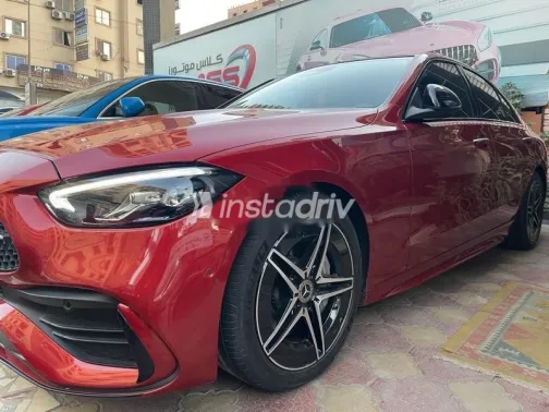 مرسيدس C 180 2022 أحمر مستعملة للبيع - 4