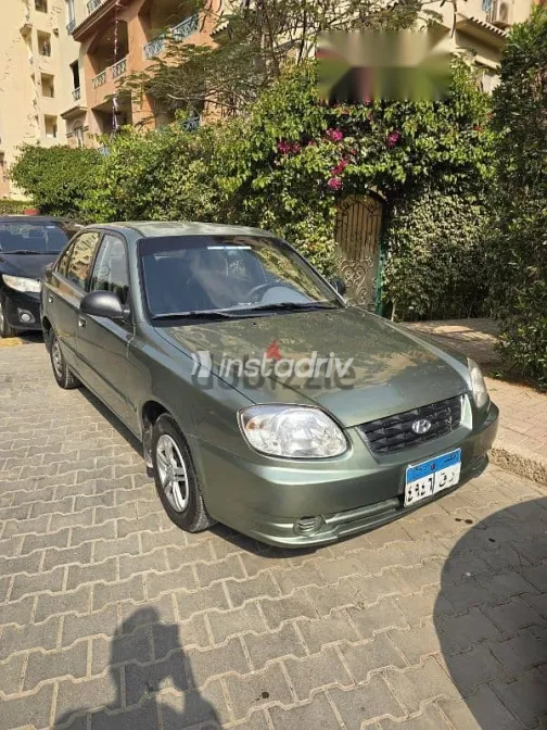 Hyundai Verna 2006 Green Used for Sale - 1