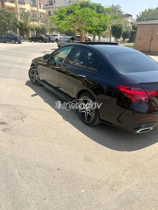 Mercedes C 200 AMG 2022 Black Used for Sale - 2