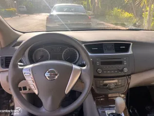 نيسان سنترا 2018 أبيض مستعملة للبيع