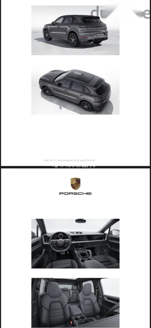 Porsche Cayenne 2024 Gray Used for Sale - 3