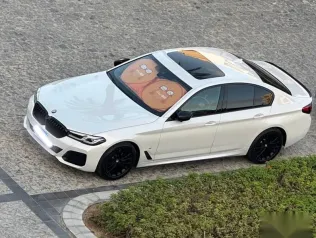 بي ام دبليو 520 2023 أبيض مستعملة للبيع