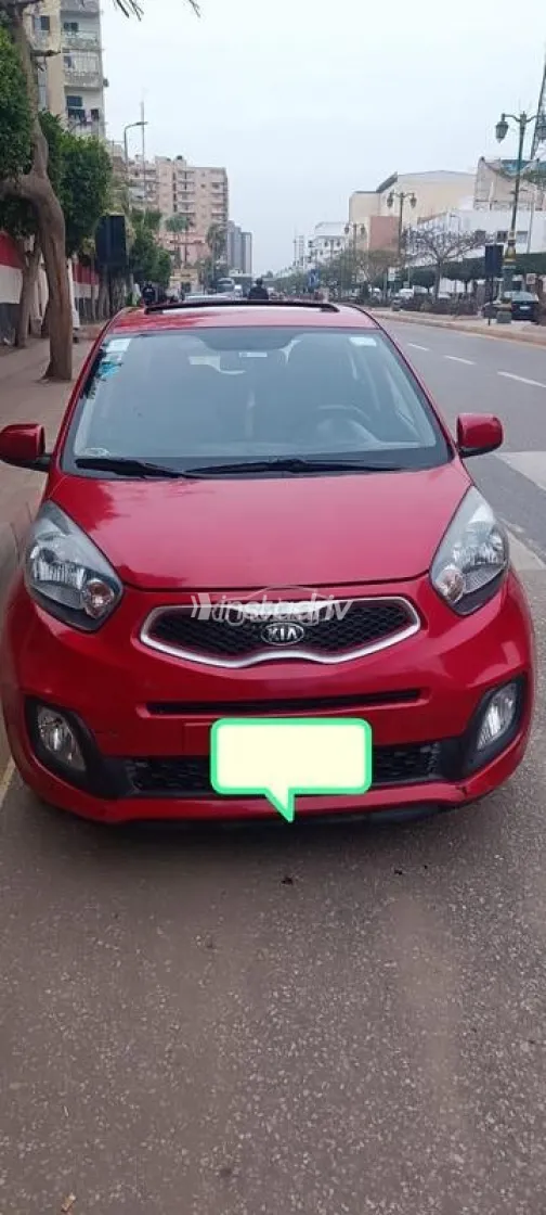 كيا بيكانتو 2015 أحمر مستعملة للبيع - 2