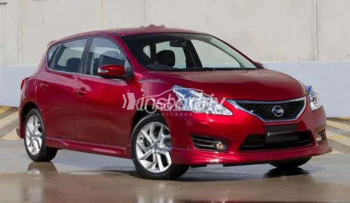 Nissan Tiida 2015 Dark Red Used for Sale - 1