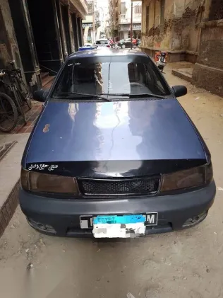 هيونداي اكسيل 1995 أزرق غامق مستعملة للبيع