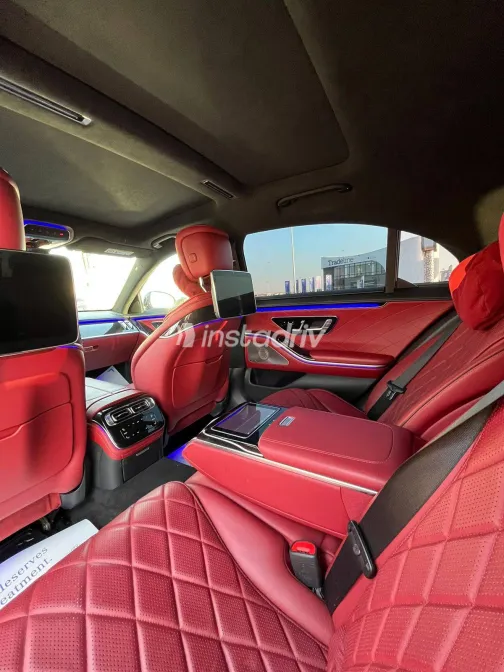 مرسيدس S 500 2021 أبيض مستعملة للبيع - 4