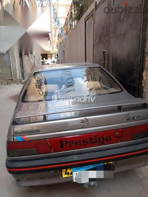بيجو 405 1989 رمادي مستعملة للبيع - 4