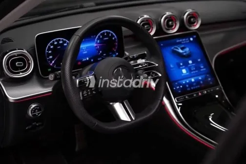 مرسيدس C 200 2024 أسود مستعملة للبيع - 5