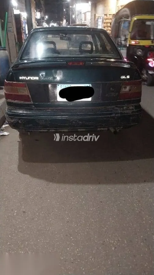 هيونداي اكسيل 1996 أخضر مستعملة للبيع - 2