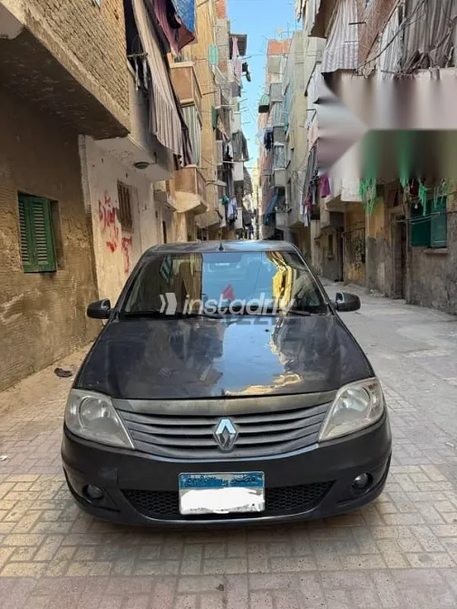 رينو لوجان 2010 أسود مستعملة للبيع - 1