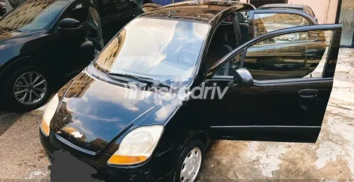 شيفروليه سبارك 2008 أسود مستعملة للبيع - 2