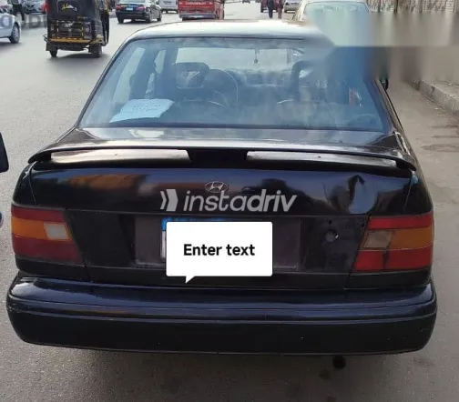 Hyundai Excel 1998 Black Used for Sale - 1