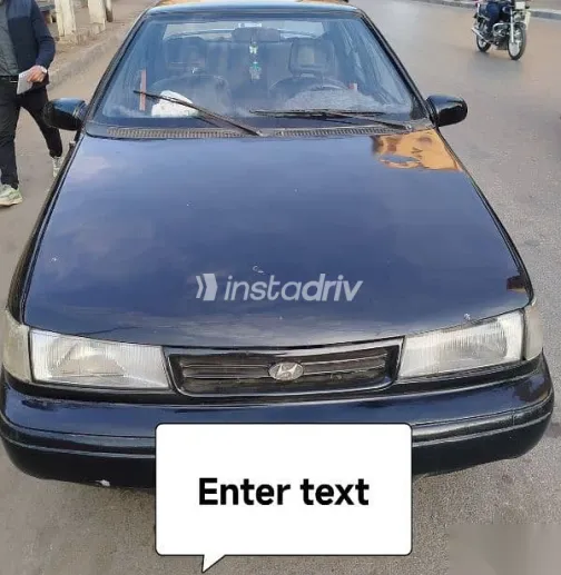 Hyundai Excel 1998 Black Used for Sale - 3