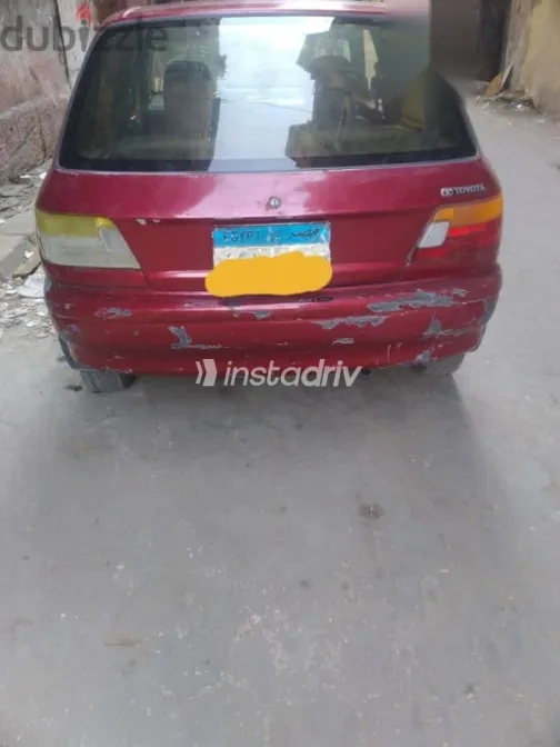 Toyota Starlet 1991 Burgundy Used for Sale - 3