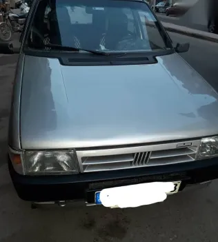 فيات اونو 2002 فضي مستعملة للبيع