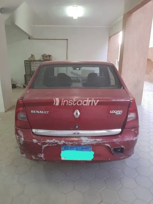 رينو لوجان 2010 أحمر مستعملة للبيع - 4