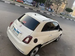 فيات 500 2017 أبيض مستعملة للبيع