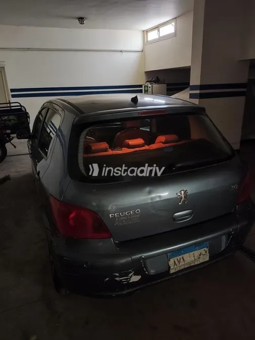 بيجو 307 2007 رمادي مستعملة للبيع - 3