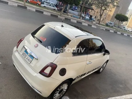 فيات 500C 2017 أبيض مستعملة للبيع - 1