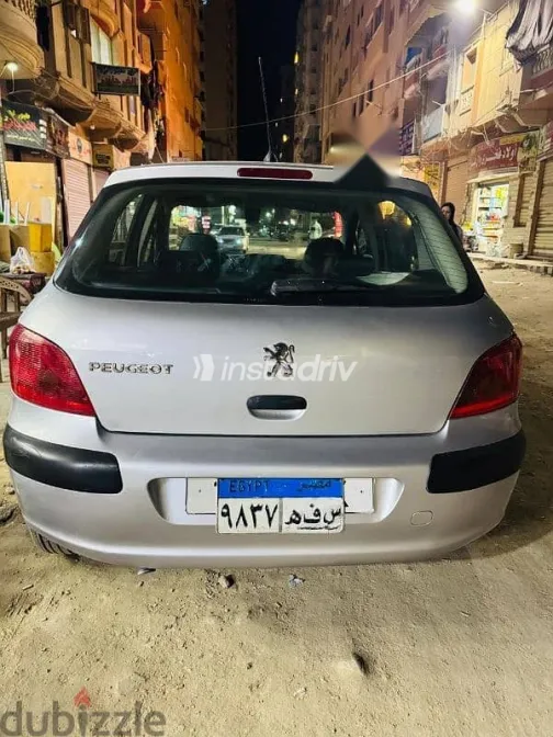 بيجو 307 2002 رمادي مستعملة للبيع - 2