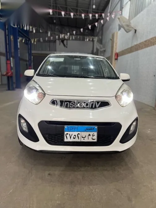 كيا بيكانتو 2013 أبيض مستعملة للبيع - 7