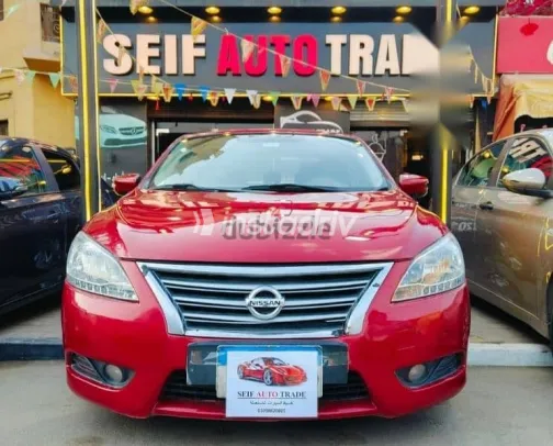 نيسان سنترا 2019 أحمر مستعملة للبيع - 2