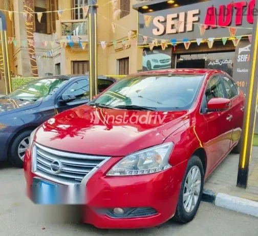 نيسان سنترا 2019 أحمر مستعملة للبيع - 3