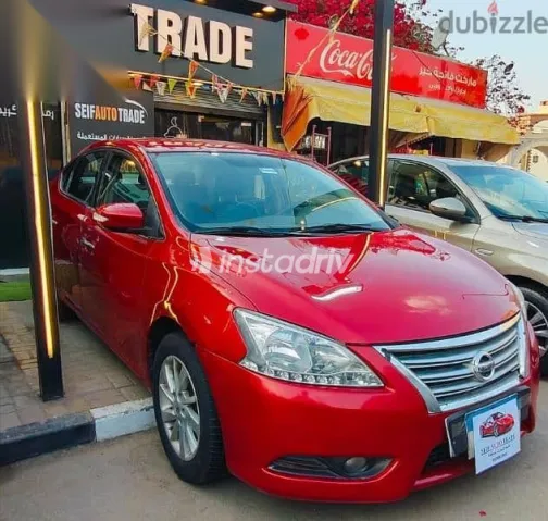 نيسان سنترا 2019 أحمر مستعملة للبيع - 5