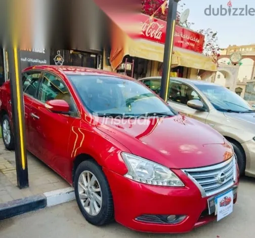 نيسان سنترا 2019 أحمر مستعملة للبيع - 6