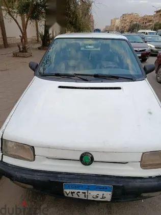 سكودا فيليشيا 1996 أبيض مستعملة للبيع