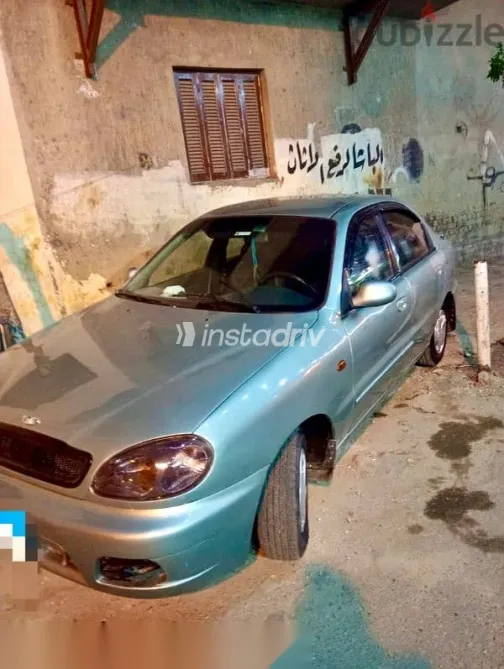 دايو لانوس 2006 أبيض مستعملة للبيع - 3