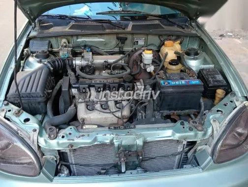 دايو لانوس 2006 أبيض مستعملة للبيع - 4