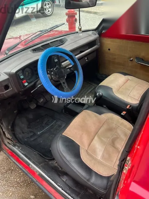 فيات 128 1986 أحمر مستعملة للبيع - 2