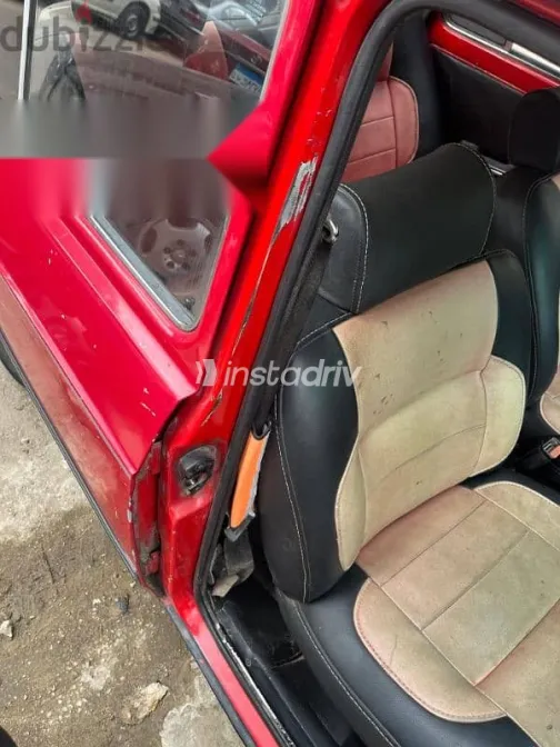 فيات 128 1986 أحمر مستعملة للبيع - 5