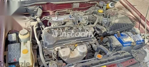 نيسان صنى 2008 أحمر مستعملة للبيع - 4