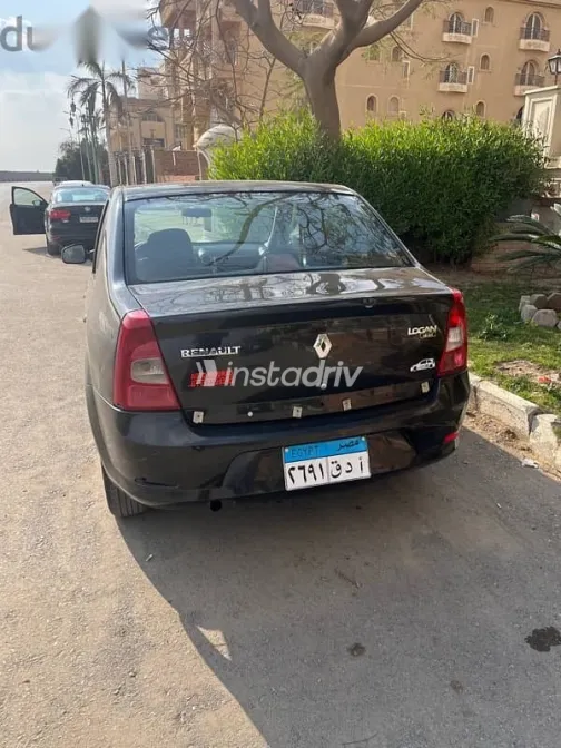 رينو لوجان 2014 أسود مستعملة للبيع - 4