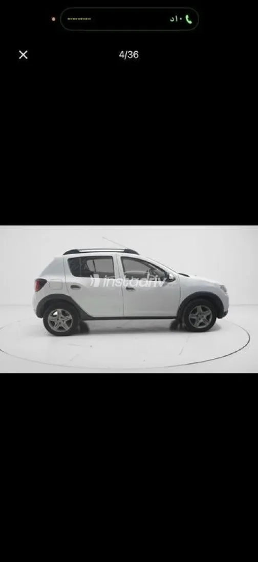 Renault Sandero Step Way 2021 White Used for Sale - 2