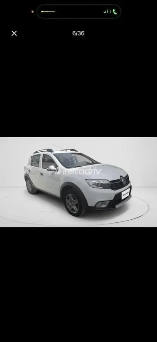 Renault Sandero Step Way 2021 White Used for Sale - 3