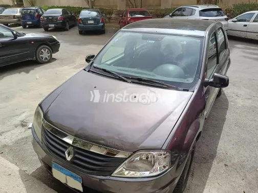 رينو لوجان 2010 أبيض مستعملة للبيع - 2