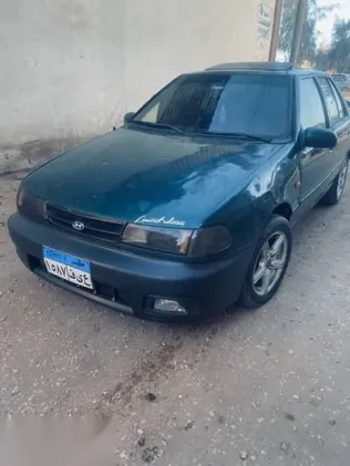 هيونداي اكسنت 1997 أخضر مستعملة للبيع