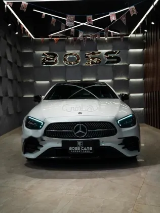 مرسيدس E 200 2021 أبيض مستعملة للبيع