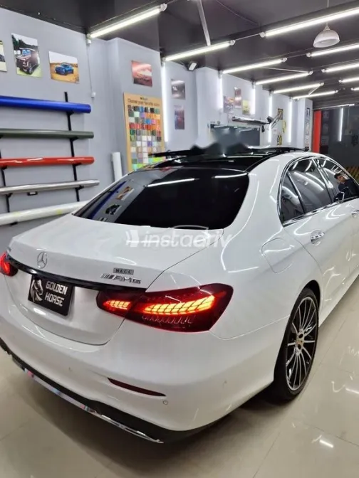 مرسيدس E 200 AMG 2021 أبيض مستعملة للبيع - 3