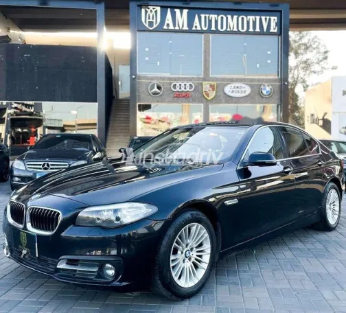 بي ام دبليو 520 2015 أسود مستعملة للبيع - 5