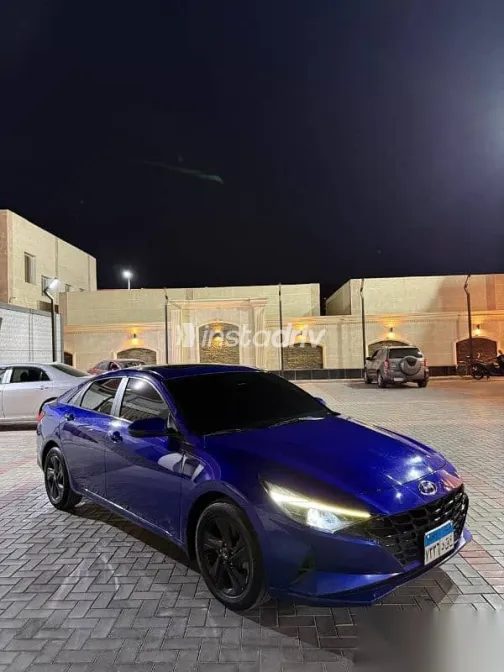 Hyundai Elantra 2021 Dark Blue Used for Sale - 2