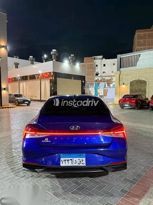 Hyundai Elantra 2021 Dark Blue Used for Sale - 3