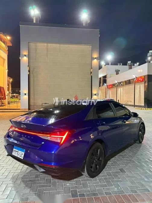 Hyundai Elantra 2021 Dark Blue Used for Sale - 4