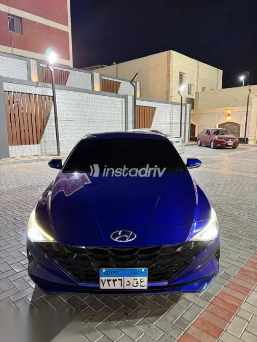 Hyundai Elantra 2021 Dark Blue Used for Sale - 6